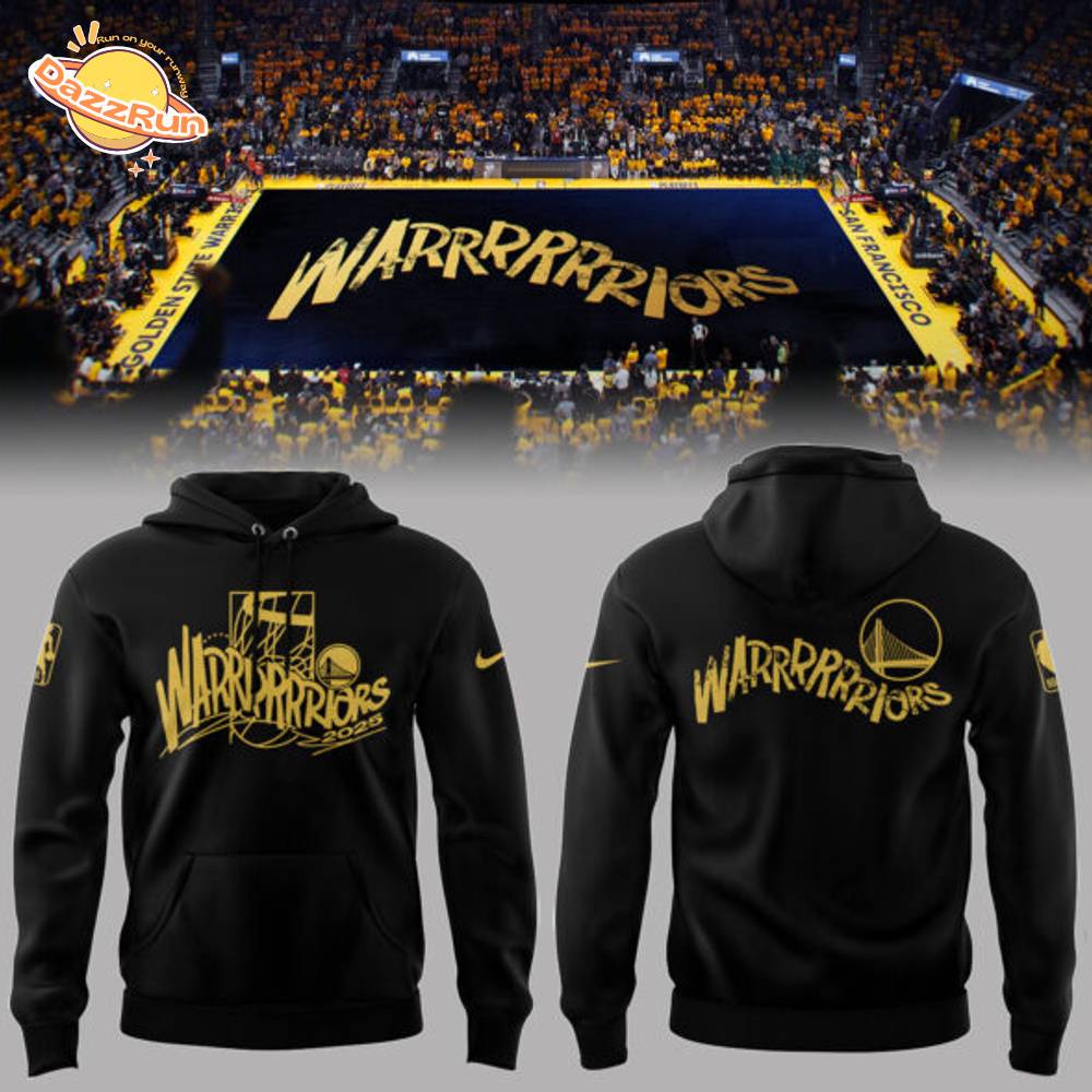Golden State WARRRRRRIORS 2025 Black Hoodie Golden State WARRRRRRIORS 2025 Black Hoodie