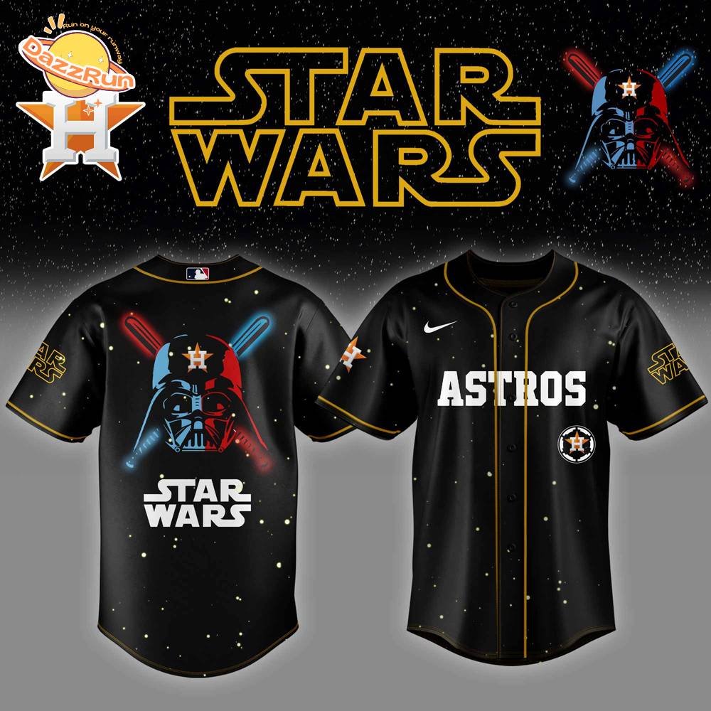 Houston Astros MLB x Star Wars Baseball Jersey Editions Limited 2025 Houston Astros MLB x Star Wars Baseball Jersey Editions Limited 2025