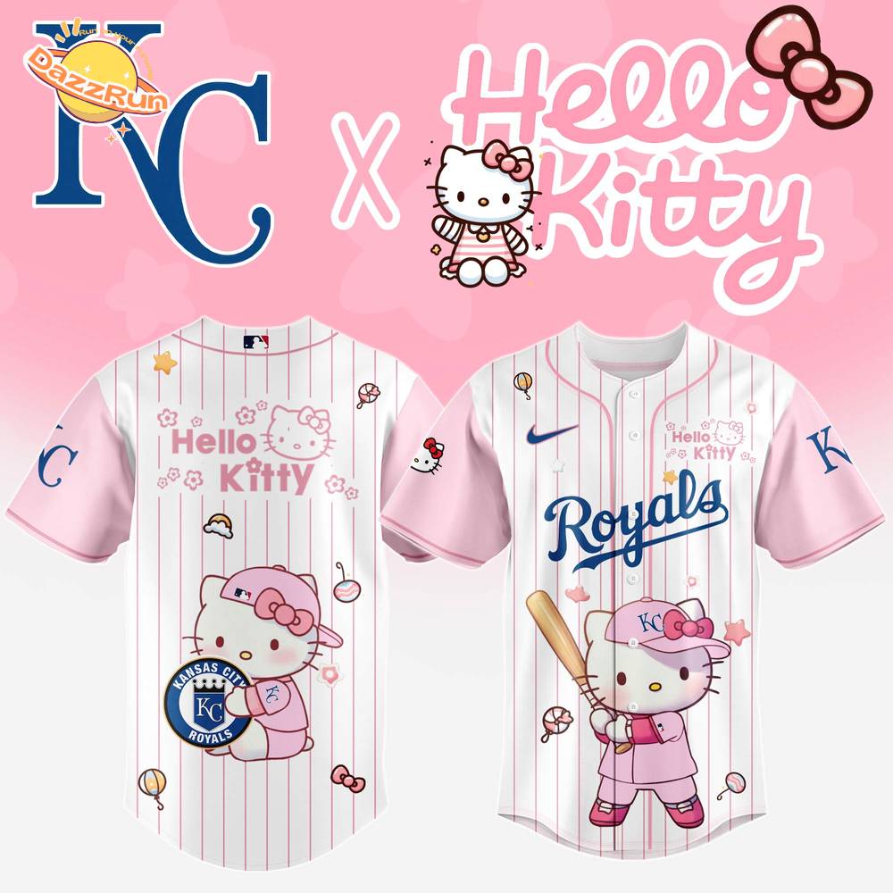 Kansas City Royals x Hello Kitty Night 2025 Baseball Jersey Editions Limited Kansas City Royals x Hello Kitty Night 2025 Baseball Jersey Editions Limited