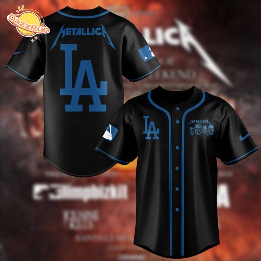 LA Dodgers x Metallica tour 2025 Jersey