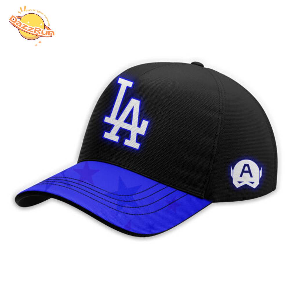 Los Angeles Dodgers x Captain America Avengers Combo Baseball Jersey Los Angeles Dodgers x Captain America Avengers Combo Baseball Jersey