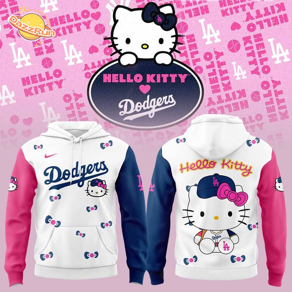 Los Angeles Dodgers x Hello Kitty New Hoodie Los Angeles Dodgers x Hello Kitty New Hoodie