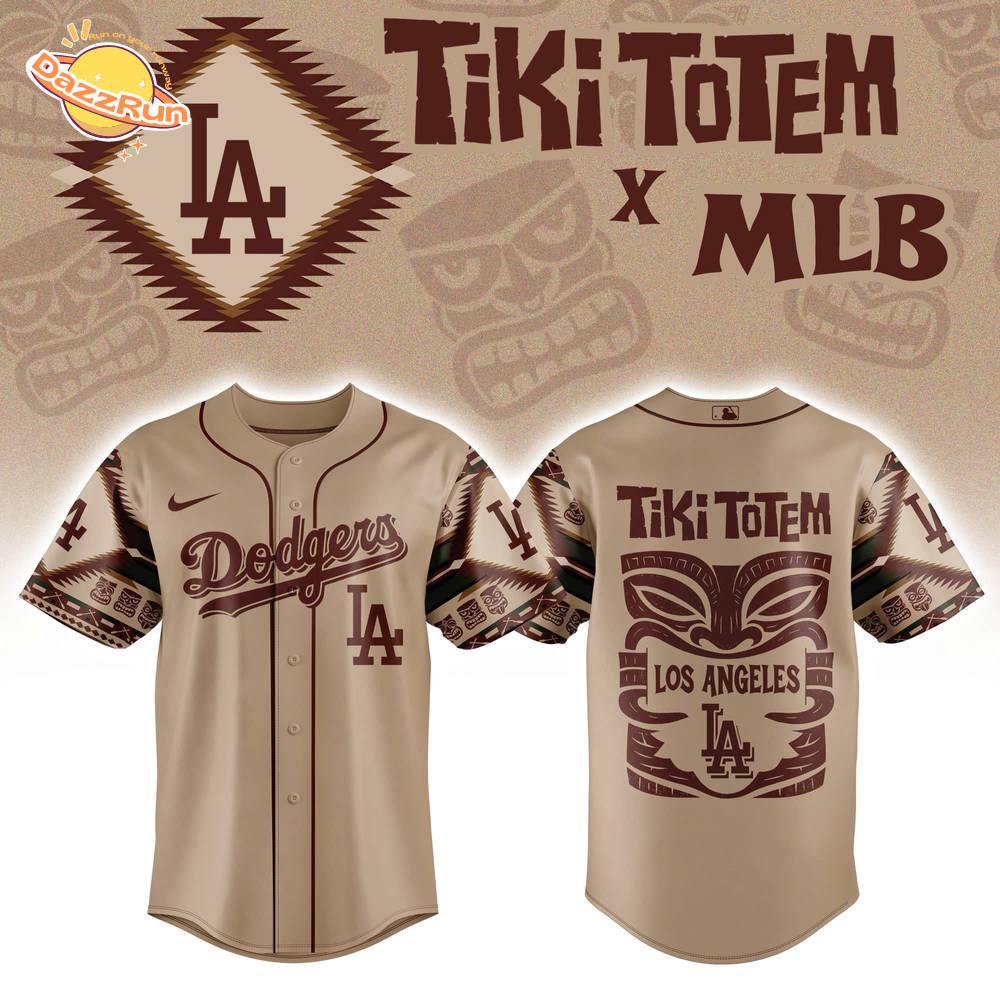 Los Angeles Dodgers x Native American Tiki Totem 2025 Baseball Jersey Los Angeles Dodgers x Native American Tiki Totem 2025 Baseball Jersey