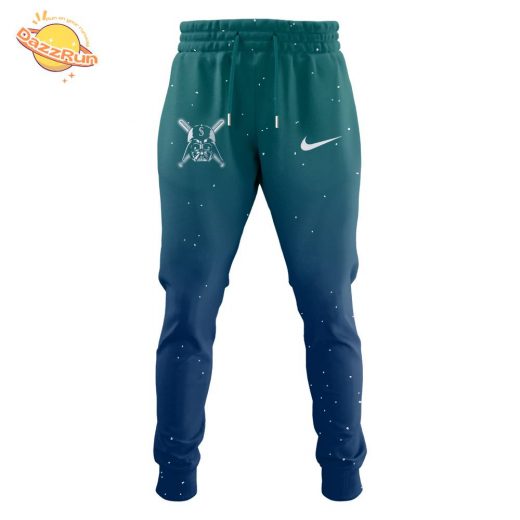 Dazzrun2FMariners Baseball 2025 Limited Mariners x Stars Wars Blue Hoodie 3