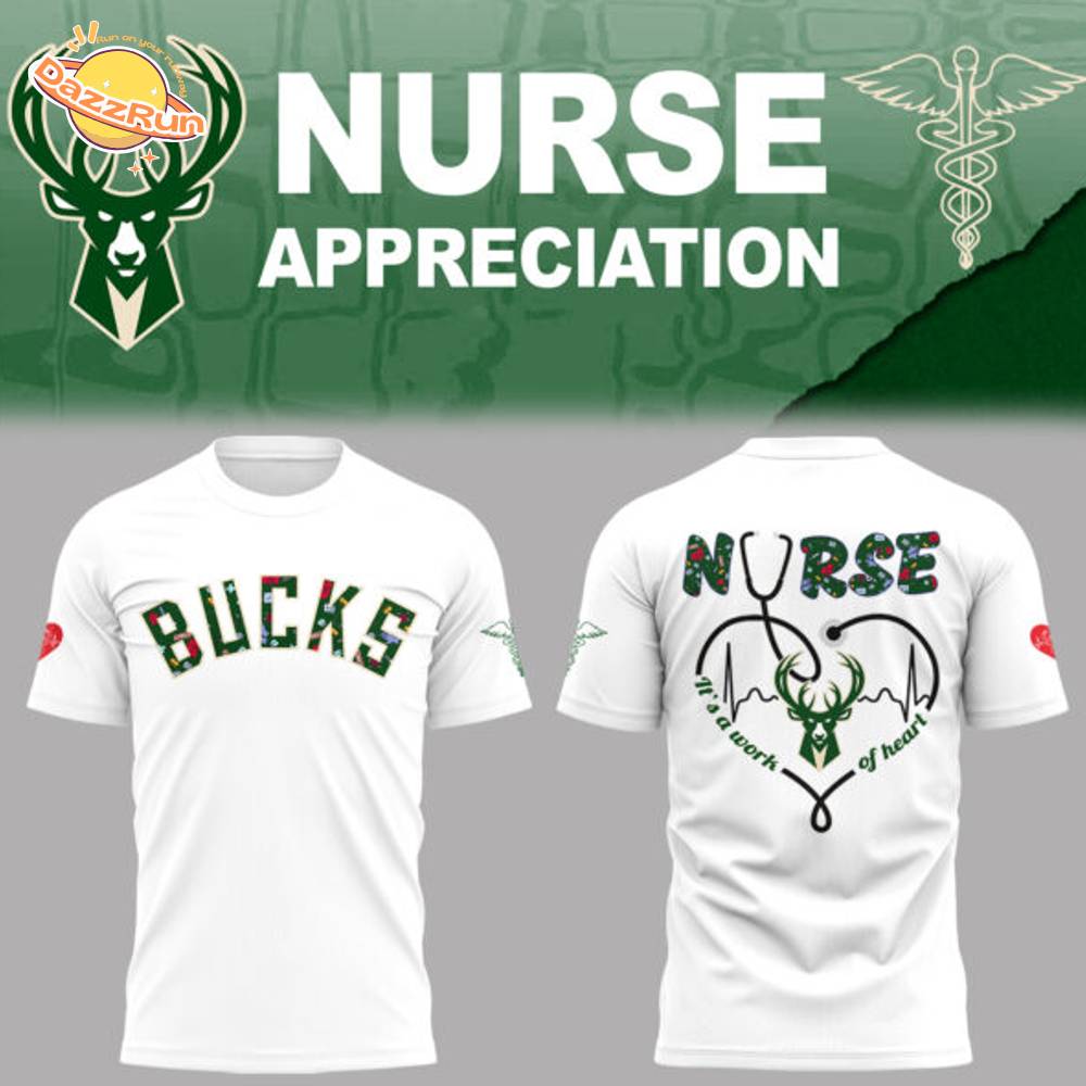 Milwaukee Bucks x Nurse Appreciation Shirt Milwaukee Bucks x Nurse Appreciation Shirt