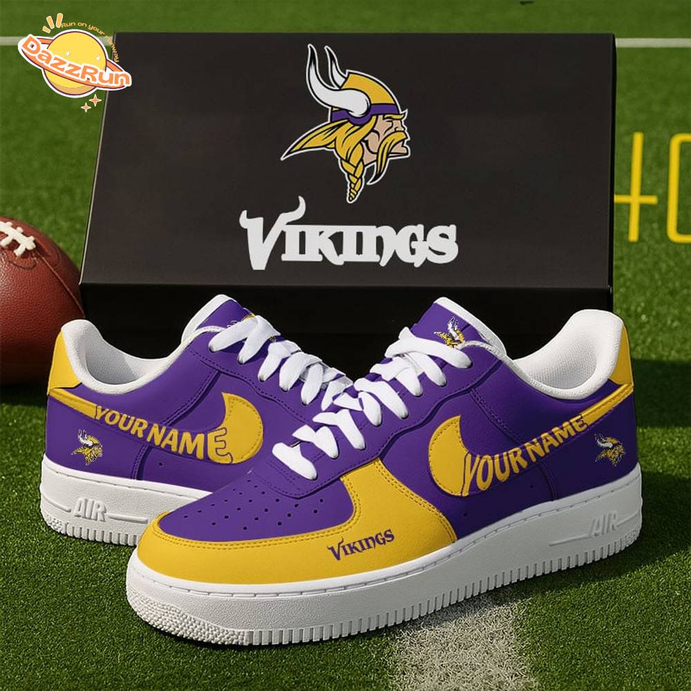 Minnesota Vikings Special New AForce1 Sneakers Shoes Personalized Any Name Perfect Gift For Fans Minnesota Vikings Special New AForce1 Sneakers Shoes Personalized Any Name Perfect Gift For Fans