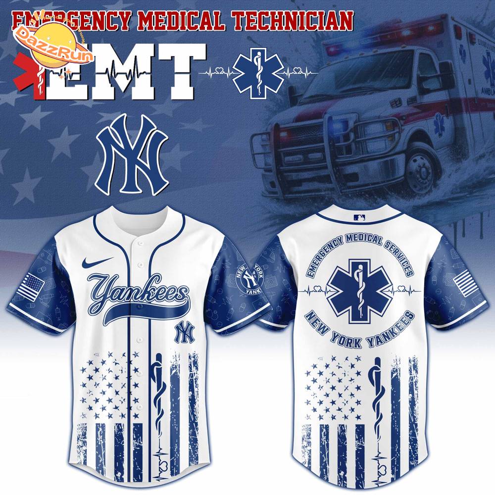 New York Yankees MLB x Emergency Medical Technician Appreciation Night Jersey Limited New York Yankees MLB x Emergency Medical Technician Appreciation Night Jersey Limited
