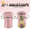 Oakland Athletics MLB x A MINECRAFT MOVIE Night Jersey Editions Limited