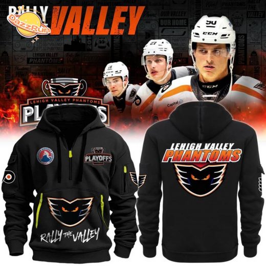 Phantoms “Rally The Valley” Black Quater Zip Hoodie
