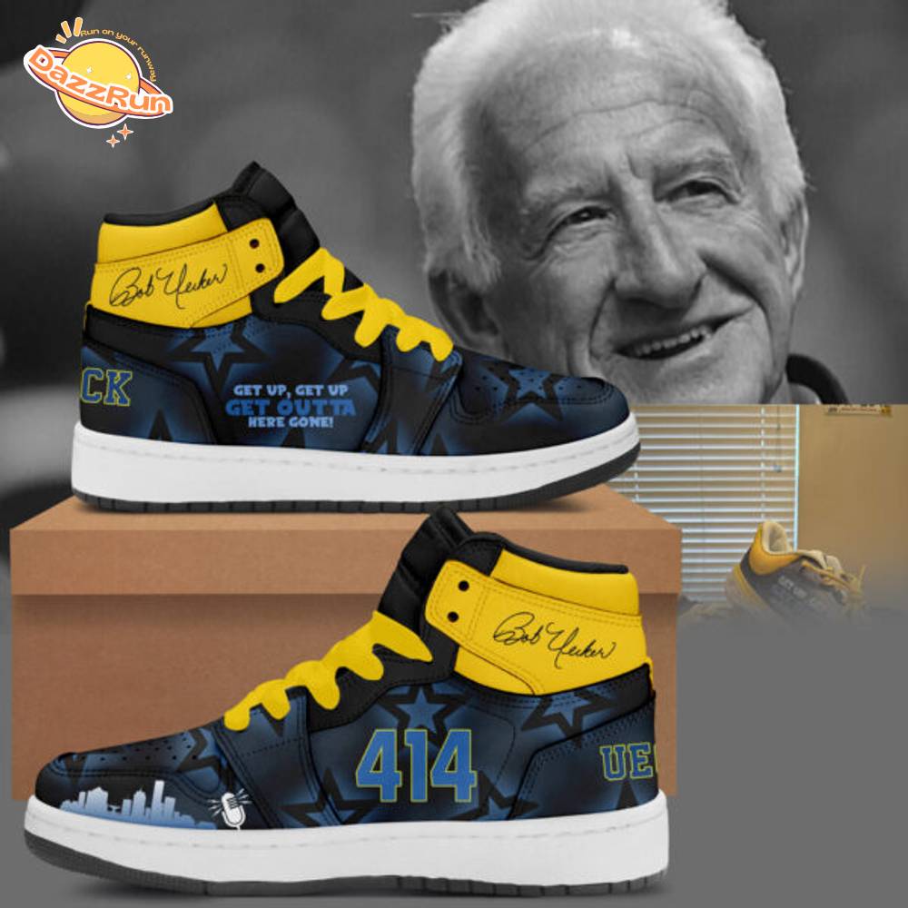 Remembrance Bob Uecker Get Up Get Outta Here Gone Limited Edition AJ1 Shoes Remembrance Bob Uecker Get Up Get Outta Here Gone Limited Edition AJ1 Shoes