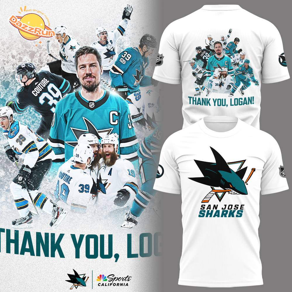 SJ Sharks “Thank You, Logan Couture ” Limited Edition Shirt SJ Sharks “Thank You, Logan Couture ” Limited Edition Shirt