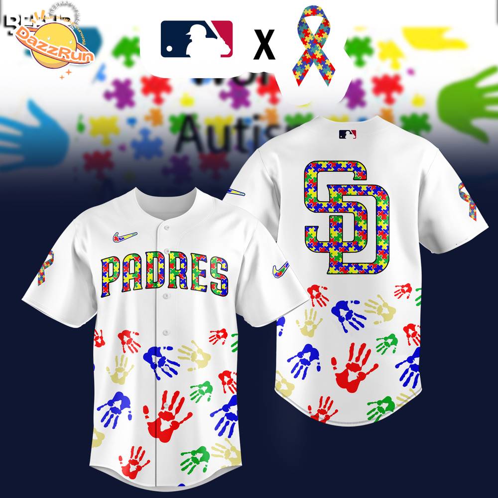 San Diego Padres MLB Autism Awareness Special Edition 2025 baseball Jersey San Diego Padres MLB Autism Awareness Special Edition 2025 baseball Jersey