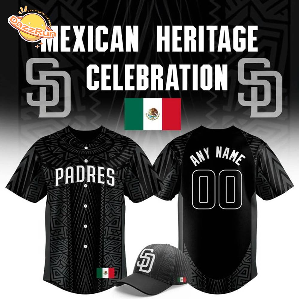 San Diego Padres x 2025 Mexican Heritage Celebration Baseball Jersey San Diego Padres x 2025 Mexican Heritage Celebration Baseball Jersey