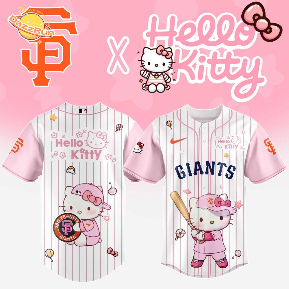 San Francisco Giants x Hello Kitty Night 2025 Baseball Jersey Editions Limited San Francisco Giants x Hello Kitty Night 2025 Baseball Jersey Editions Limited