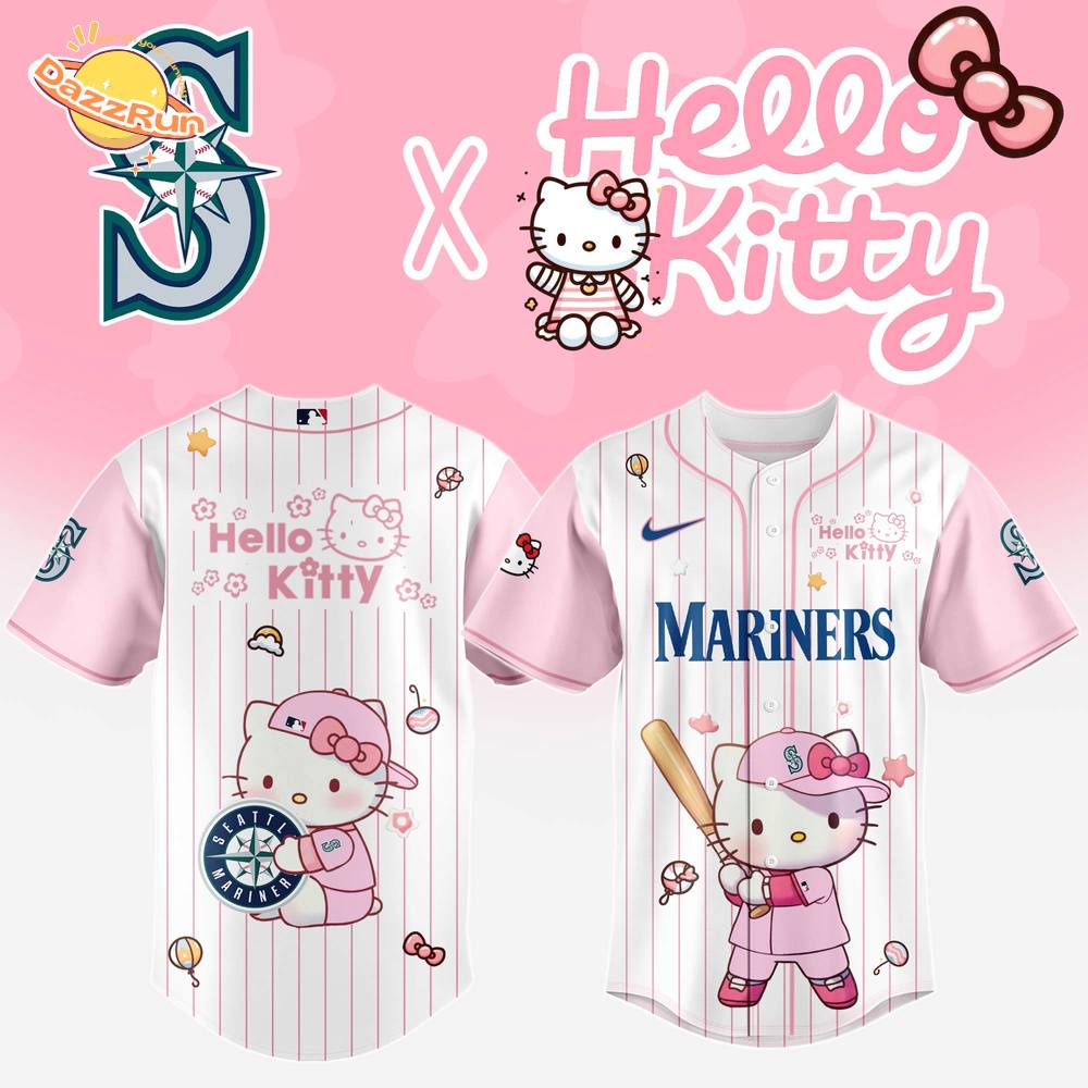 Seattle Mariners x Hello Kitty Night 2025 Baseball Jersey Editions Limited Seattle Mariners x Hello Kitty Night 2025 Baseball Jersey Editions Limited