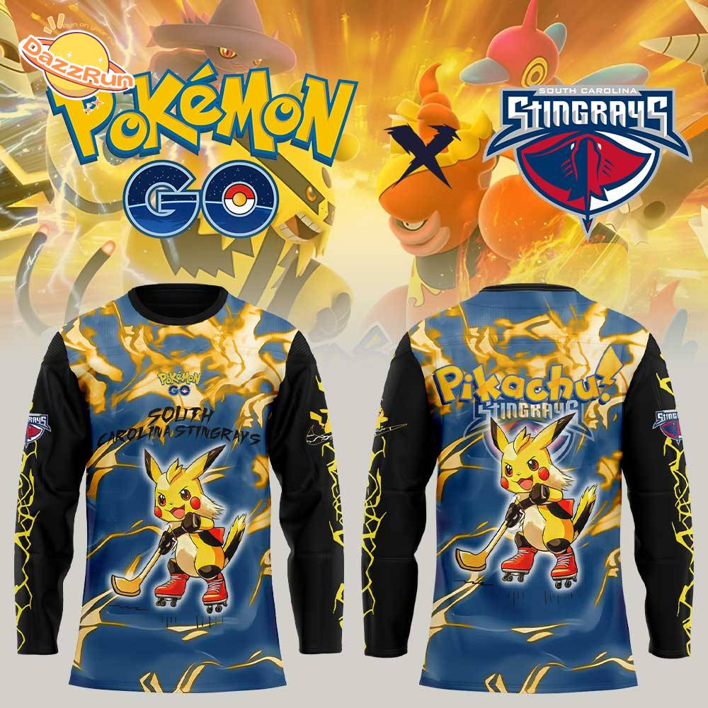 South Carolina Stingrays x Pokémon GO Hockey Jersey South Carolina Stingrays x Pokémon GO Hockey Jersey