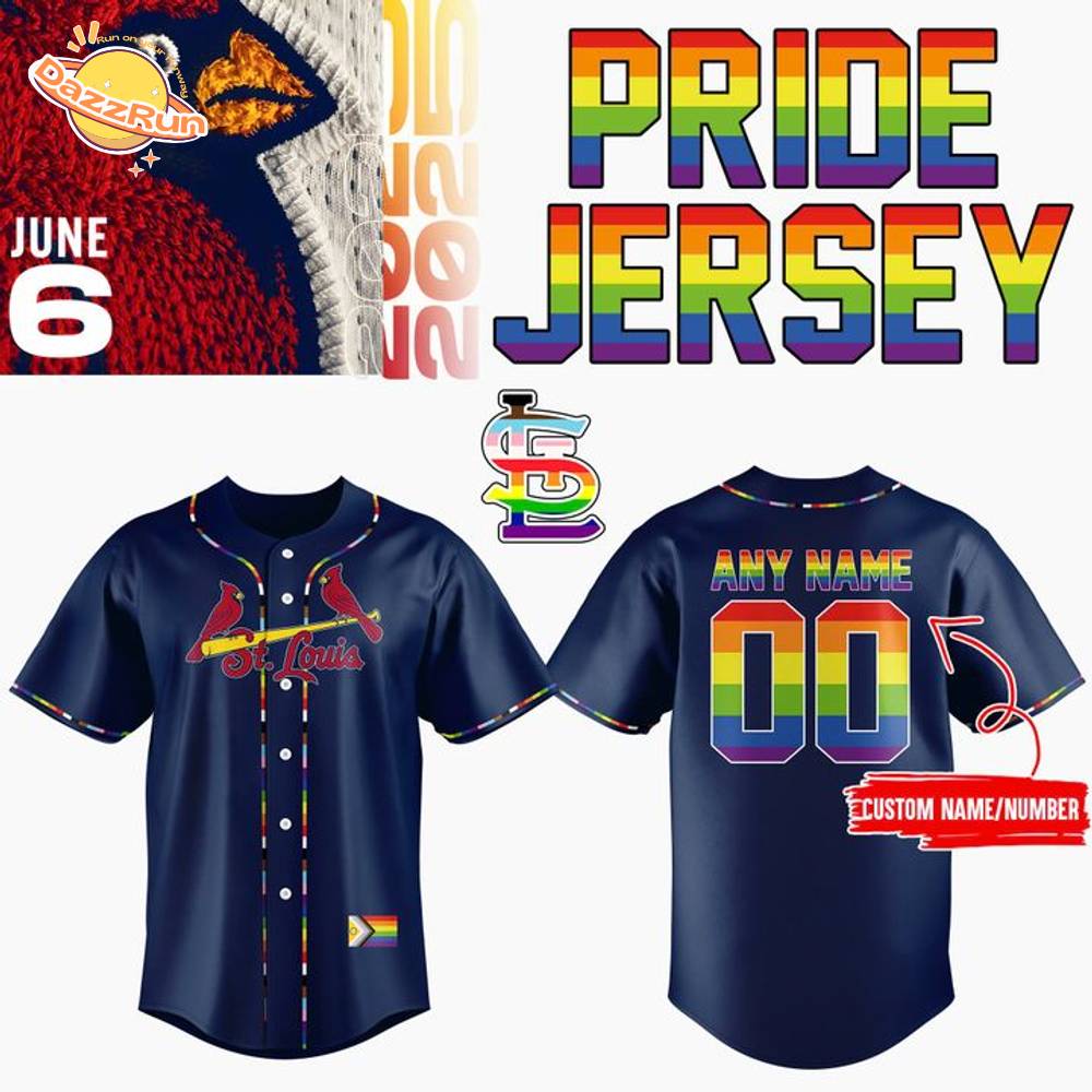 St. Louis Cardinals x Pride Night Jersey 2025 St. Louis Cardinals x Pride Night Jersey 2025