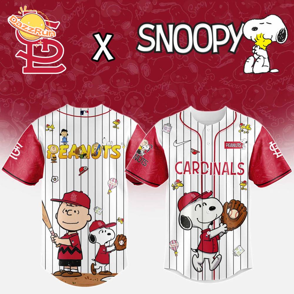 St.Louis Cardinals MLB “75th Anniversary of Peanuts” Snoopy Special Edition Jersey 2025 St.Louis Cardinals MLB “75th Anniversary of Peanuts” Snoopy Special Edition Jersey 2025