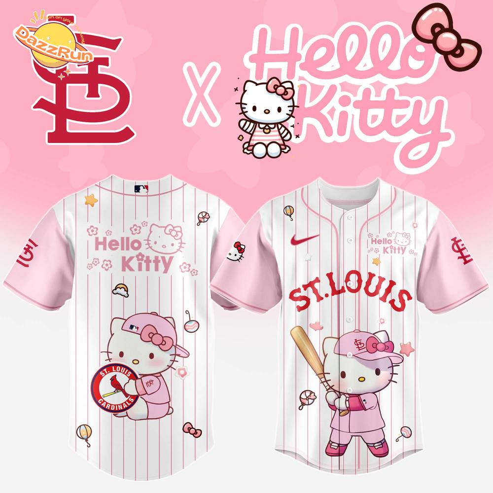 St.Louis Cardinals x Hello Kitty Night 2025 Baseball Jersey Editions Limited St.Louis Cardinals x Hello Kitty Night 2025 Baseball Jersey Editions Limited