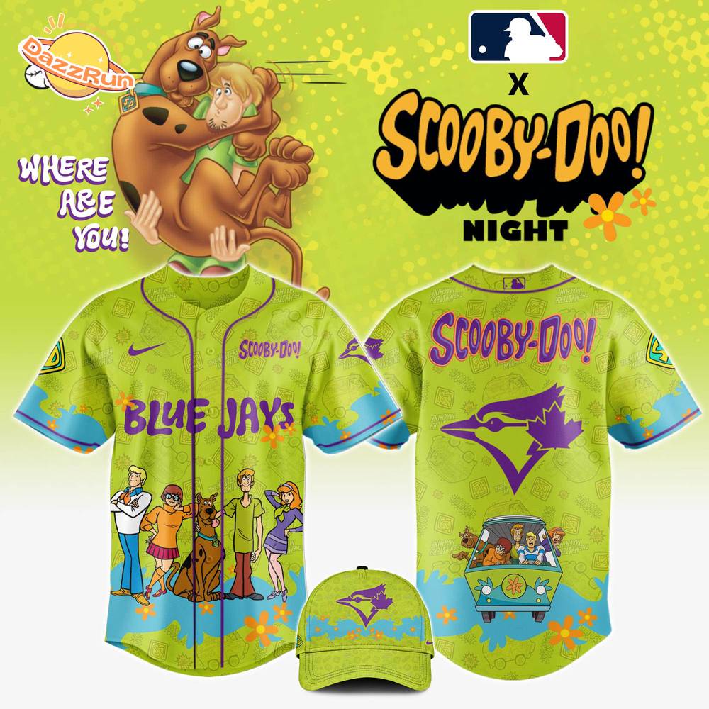Toronto Blue Jays MLB x Scooby Doo Baseball Jersey Editions Limited Toronto Blue Jays MLB x Scooby Doo Baseball Jersey Editions Limited