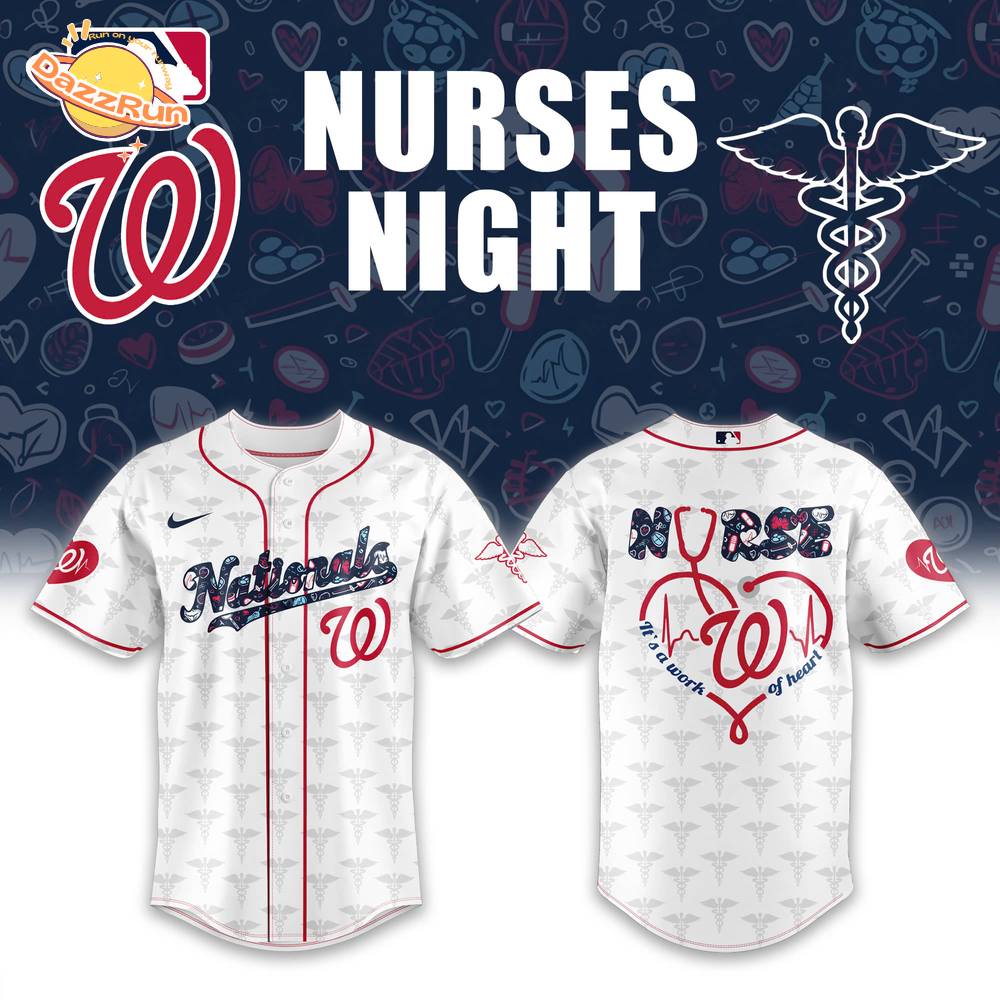 Washington Nationals NURSES Baseball Jersey Combo Washington Nationals NURSES Baseball Jersey Combo