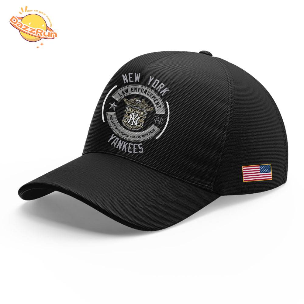 Yankees x Law Enforcement Appreciation Day 2025 Black Hoodie Yankees x Law Enforcement Appreciation Day 2025 Black Hoodie