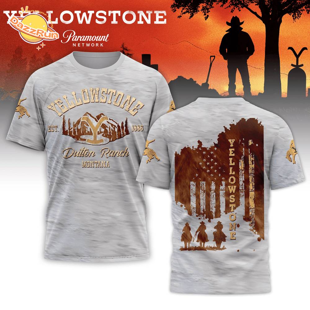 Yellow Stone Dutton Ranch 3D SHIRT Yellow Stone Dutton Ranch 3D SHIRT