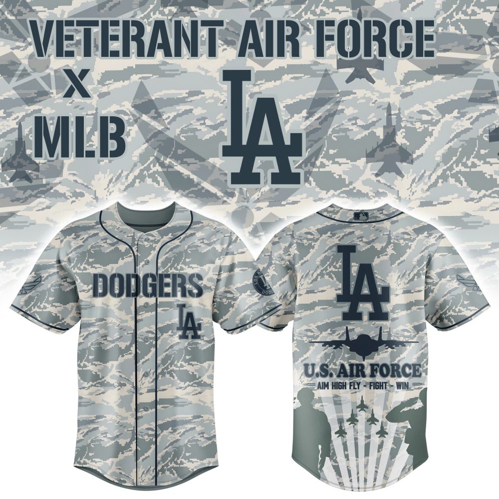 Los Angeles Dodgers x Veteran U.S Air Force 2025 Baseball Jersey