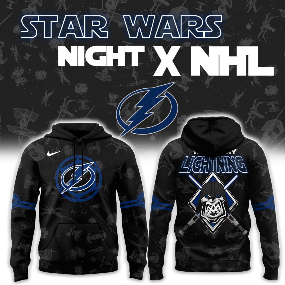 Tampa Bay Lightning x Star Wars Heritage Night 2025 Combo Hoodie