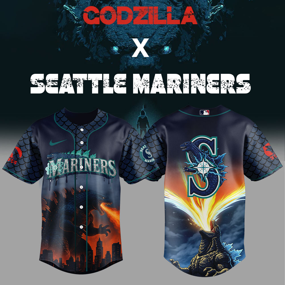 Seattle Mariners Godzilla Combo Jersey Seattle Mariners Godzilla Combo Jersey