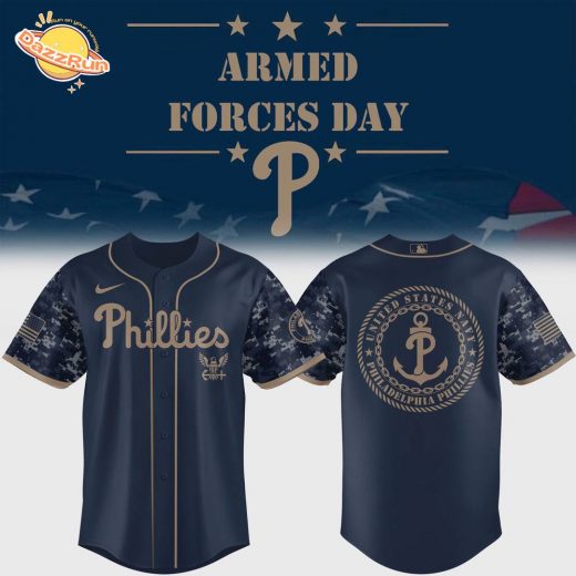 2025 Armed Forces Day Philadelphia Phillies Baseball Jersey