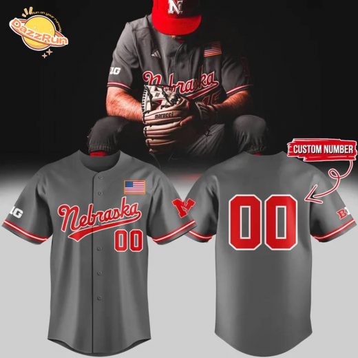 2025 Grays Nebraska Baseball Jersey Custom Number