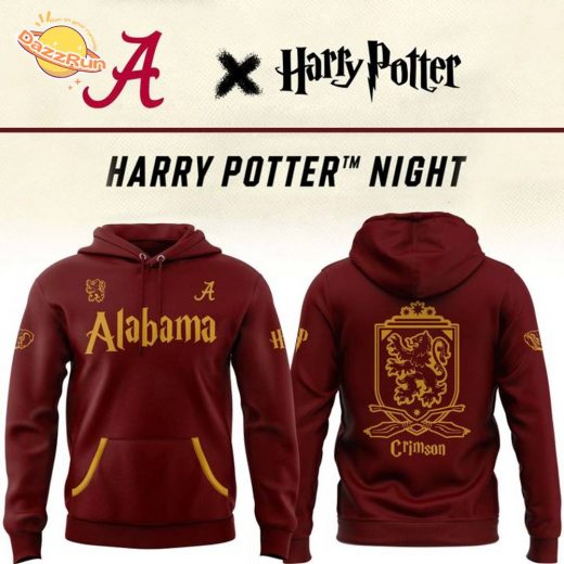 2025 Harry Potter Alabama Crimson Tide Hoodie