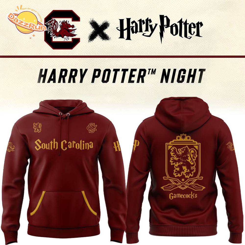2025 Harry Potter South Carolina Gamecocks Hoodie 2025 Harry Potter South Carolina Gamecocks Hoodie