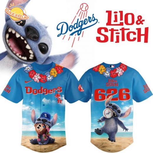 2025 Lilo & Stitch Los Angeles Dodgers Jersey