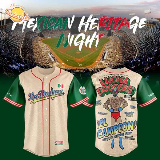 2025 Los Angeles Dodgers Mexican Heritage Night Jersey