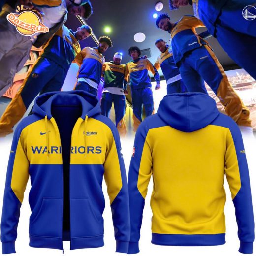 2025 Uniform Golden State Warriors Zip Hoodie