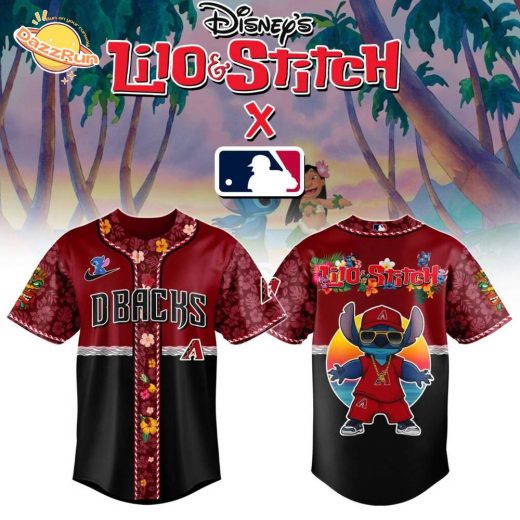Arizona Diamondbacks MLB x Lilo & Stitch Jersey