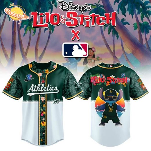Athletics MLB x Lilo & Stitch Jersey