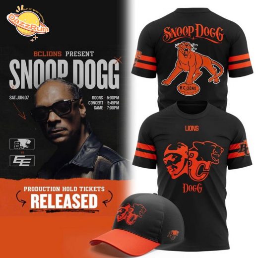 BC LIONS x 2025 Snoop Dogg Concert T-shirt