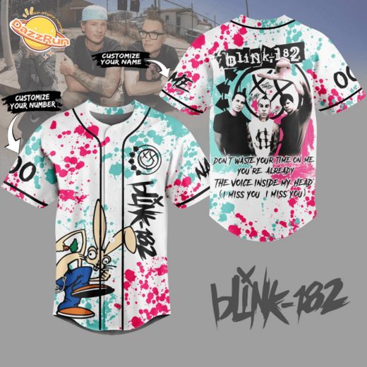 BLINK 182 CUSTOM JERSEY