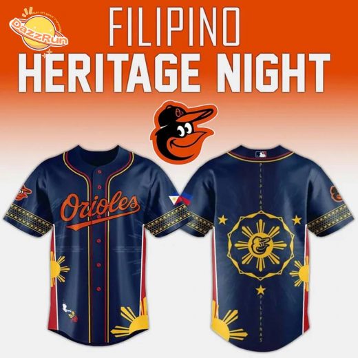 Baltimore Orioles Filipino Heritage Night 2025 Celebration Baseball Jersey
