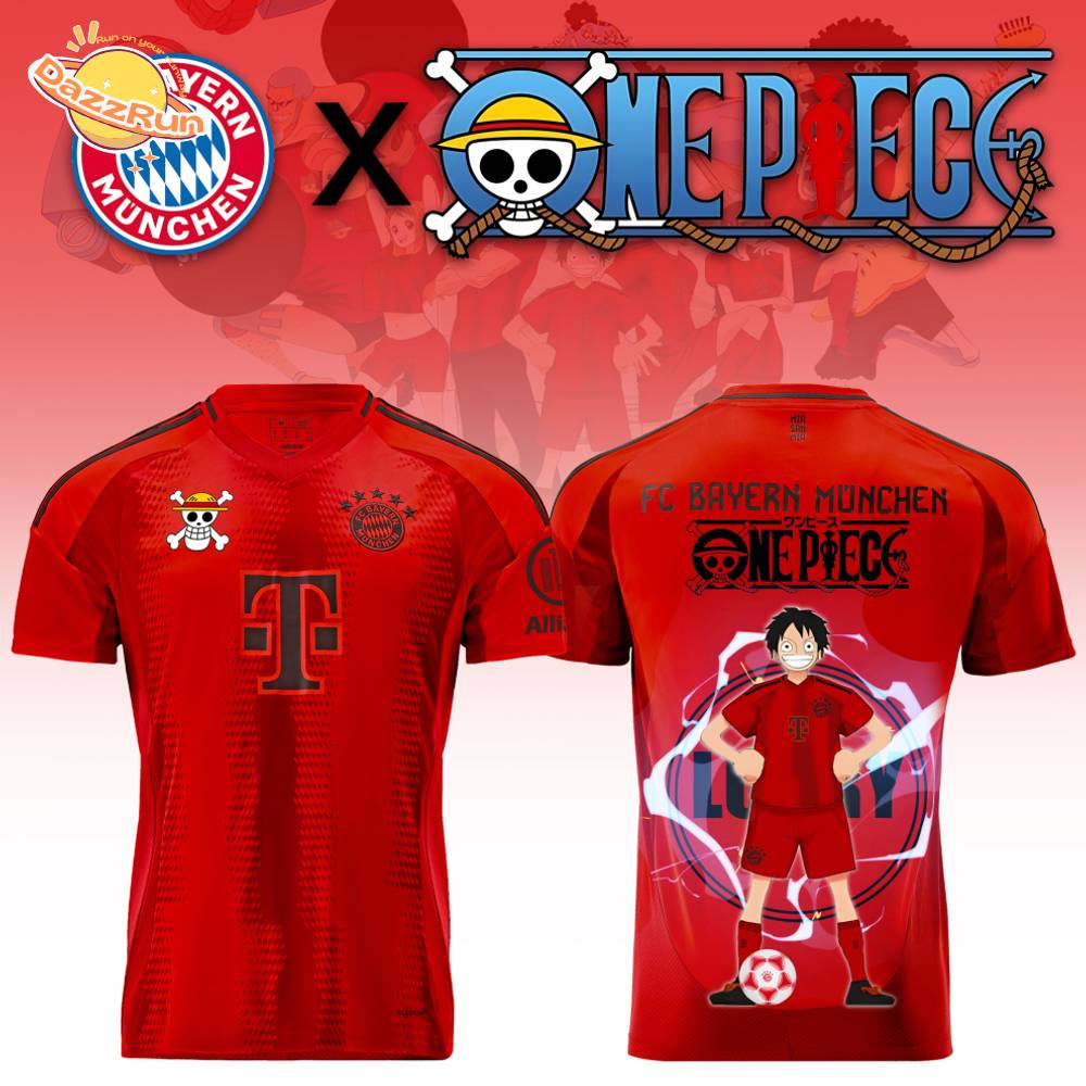 Bayern Munich x One Piece Unisex Vintage T-shirt Bayern Munich x One Piece Unisex Vintage T-shirt