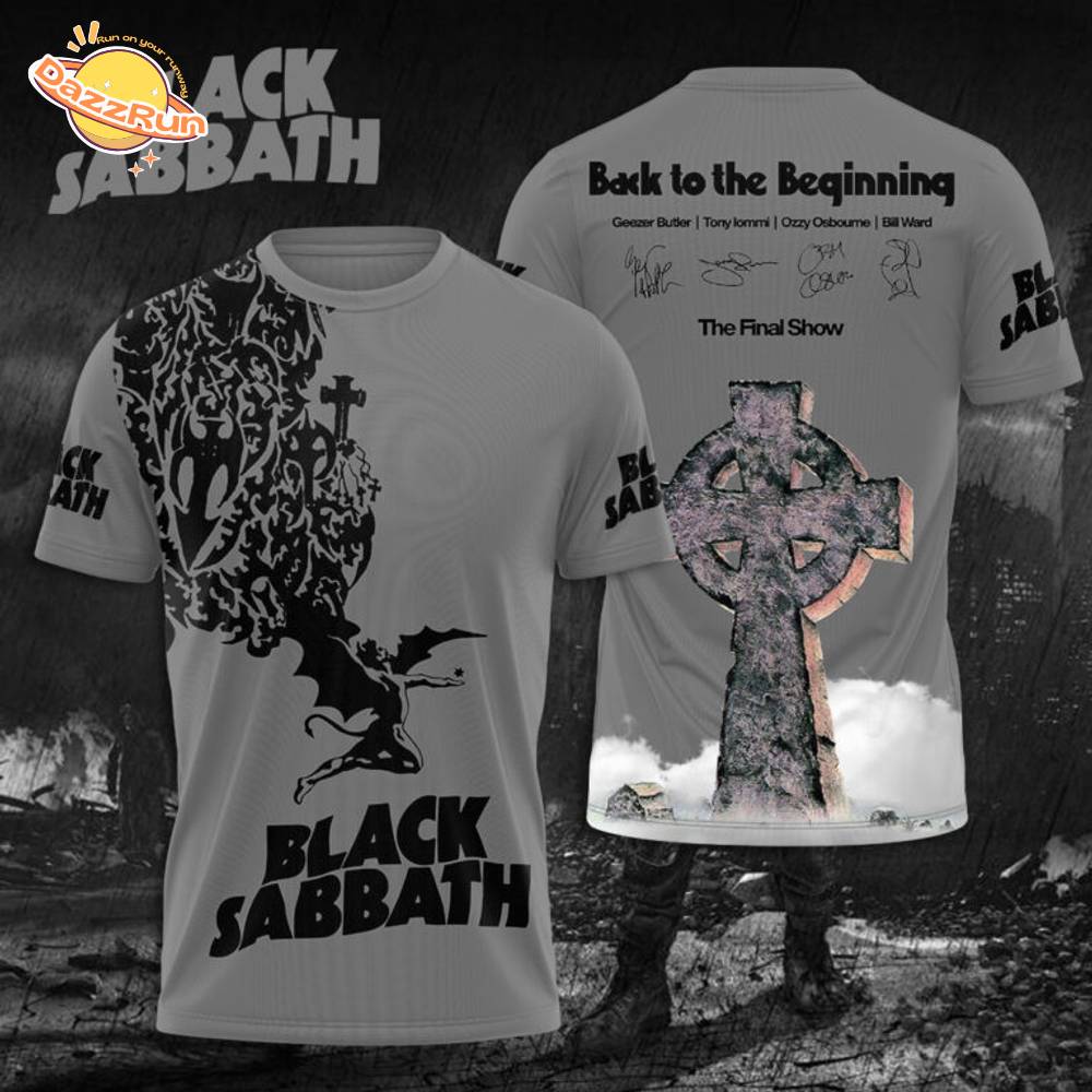Black Sabbath 3D Tshirt Black Sabbath 3D Tshirt