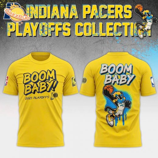 Boom Baby Indiana Pacers 2025 NBA Playoff Tee