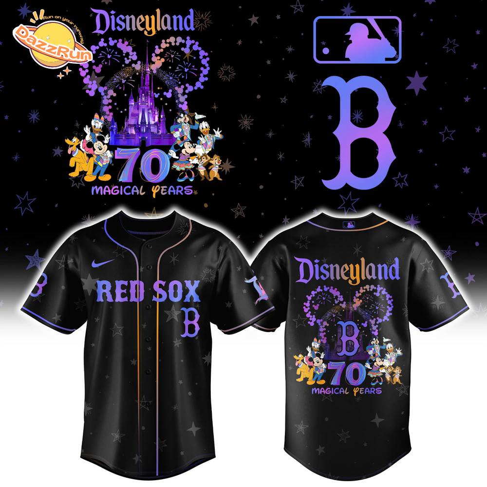 Boston Red Sox x Disneyland 70th Baseball Jersey Combo Boston Red Sox x Disneyland 70th Baseball Jersey Combo
