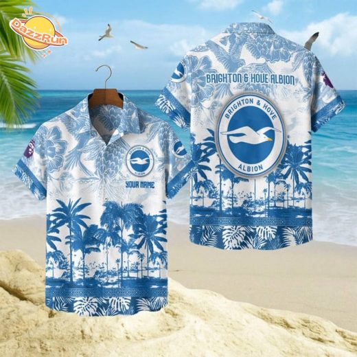 Brighton FC Hawaiian Style Shirt