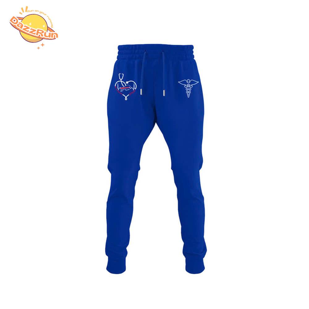 Buffalo Bills NURSES NIGHT Blue Hoodie Buffalo Bills NURSES NIGHT Blue Hoodie