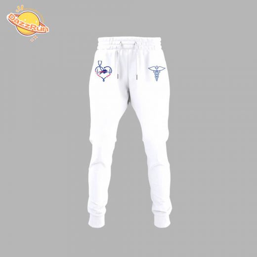Dazzrun2FBuffalo Bills NURSES NIGHT White Hoodie 3