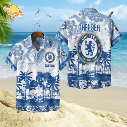 Chelsea Football Club Hawaiian Style Shirt